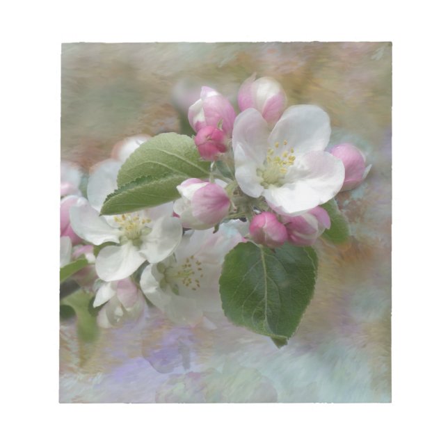 Apple Tree Blossoms Notepad (Front)