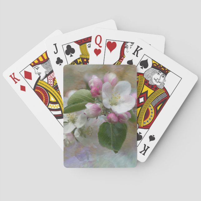 Apple Tree Blossoms Playing Cards (Back)