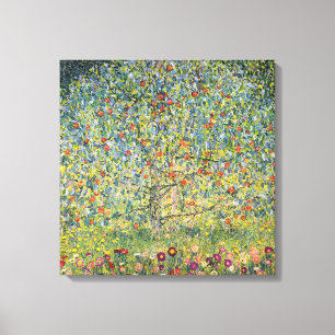 Apple Tree by Gustav Klimt, Vintage Art Nouveau Canvas Print