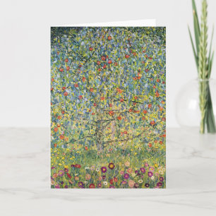 Apple Tree by Gustav Klimt, Vintage Art Nouveau Card