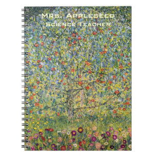 Apple Tree by Gustav Klimt, Vintage Art Nouveau Notebook