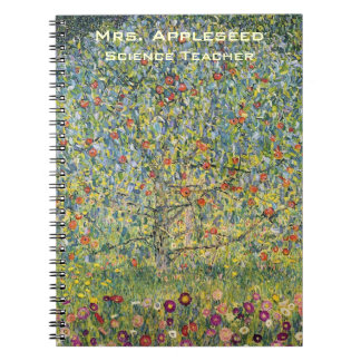 Apple Tree by Gustav Klimt, Vintage Art Nouveau Notebook