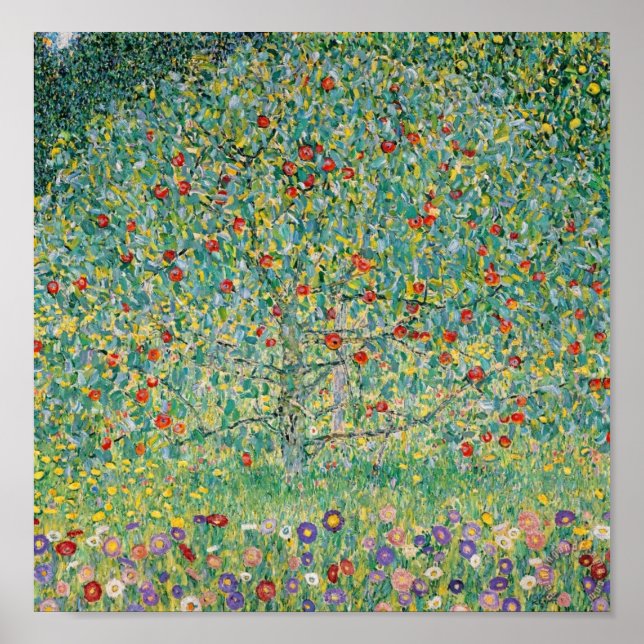 Apple Tree Gustav Klimt Poster (Front)