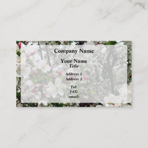 Apple Tree In Bloom Business Card