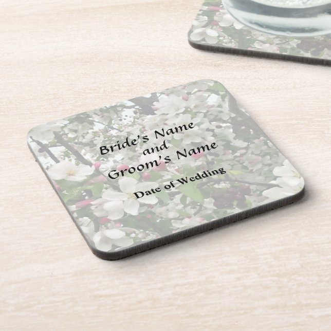 Apple Tree In Bloom Wedding Products Coaster (Left Side)