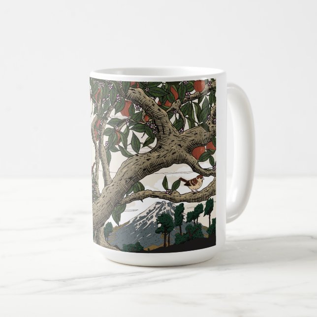 Apple Tree Landscape Coffee Mug (Front Right)