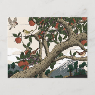 Apple Tree Landscape Postcard