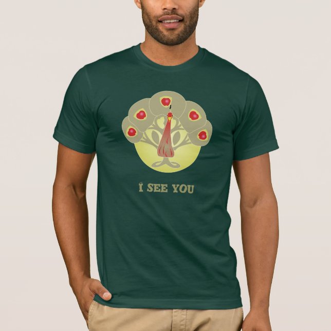 Apple Tree or Face or Peacock Shirt (Front)