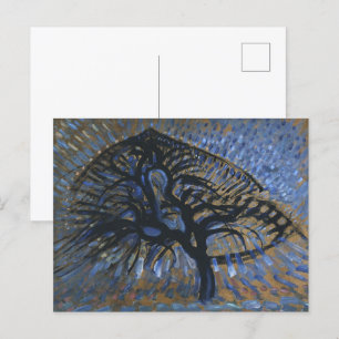Apple Tree, Pointillist Version by Piet Mondrian Postcard