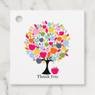 Apple Tree Thank You Gift Tag | Rustic Nature