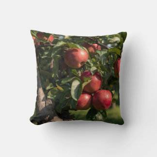 Apple Tree Themed Throw Pillow