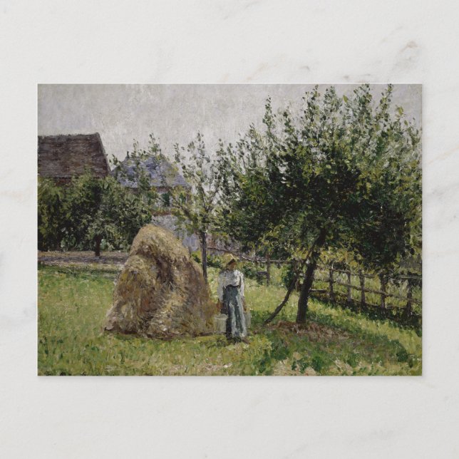 Apple Trees in Eragny | Sunny Morning Postcard (Front)