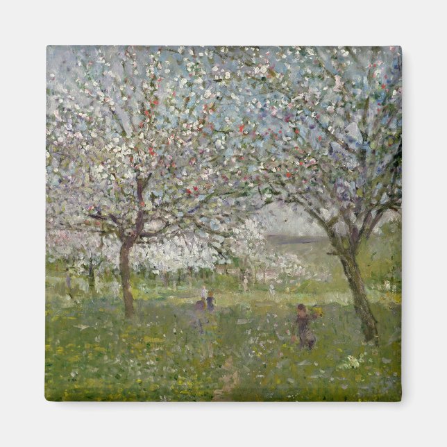 Apple Trees in Flower Magnet (Front)