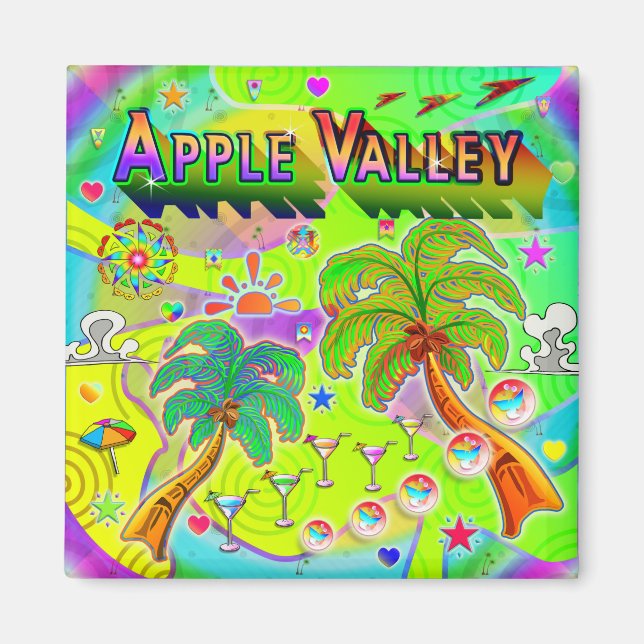 Apple Valley Mind Focus Magnet (Front)