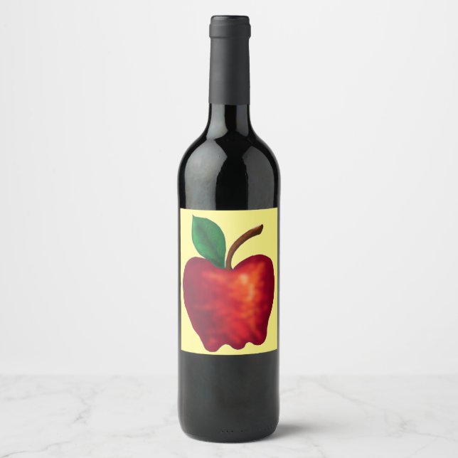 Apple wine wine label (Front)
