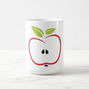 Apple with Leaves Mug