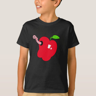 Apple with Worm Kid Shirt
