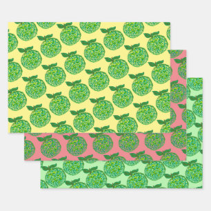 Apple wrapping paper