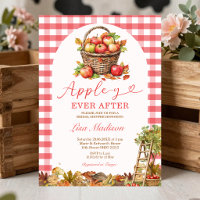 Apple-y Ever After Orchard Red Plaid Bridal Shower