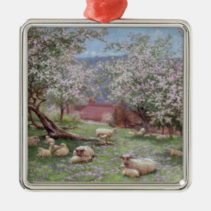 Appleblossom Metal Tree Decoration