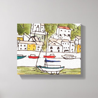 Appledore, Devon.Print on Canvas
