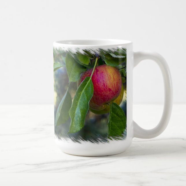 Apples 3 on White Coffee Mug (Right)