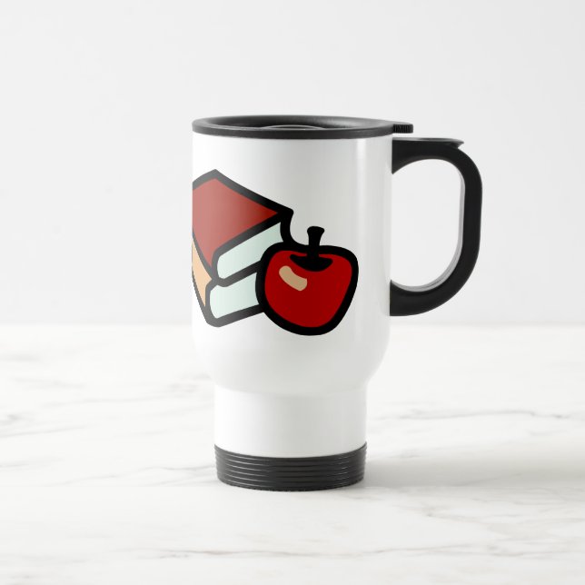 Apples And Books travel Mugs (Right)