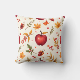 Apples and Leaves, Author Natasha Us   Cushion