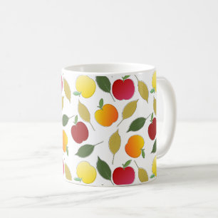 Apples and Leaves Coffee Mug