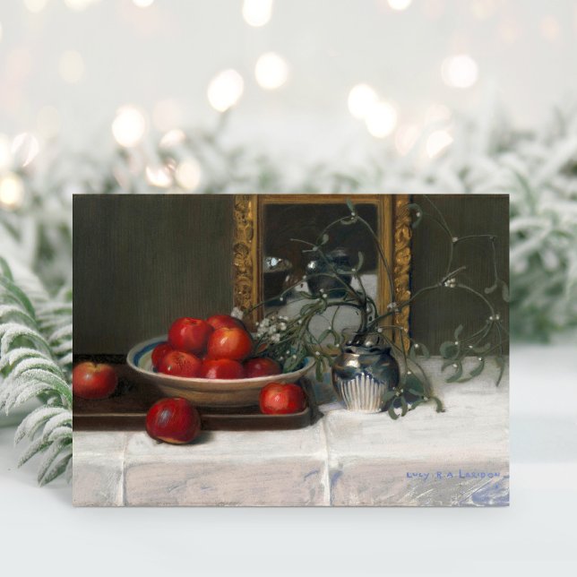 Apples and Mistletoe | Lucie R. A. Laridon Card (Creator Uploaded)