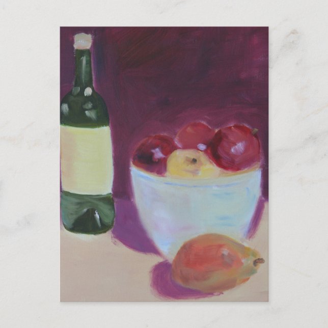 "Apples and Pear" Postcard (Front)