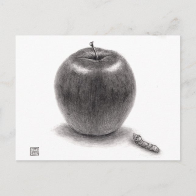 Apples and Pears Holiday Postcard (Front)