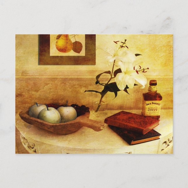 Apples and Pears in a Hallway Postcard (Front)