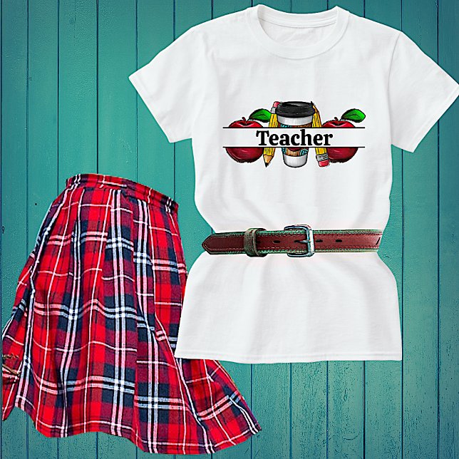 Apples and Pencils Teachers T-Shirt (Creator Uploaded)