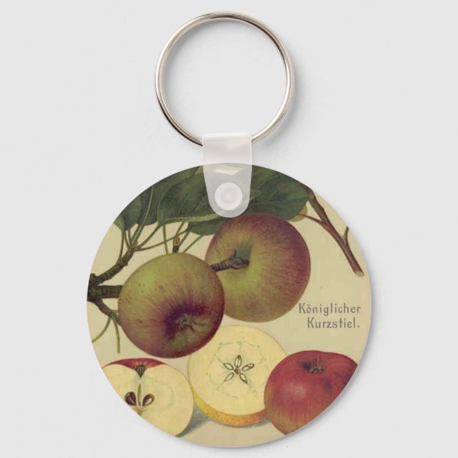 Apples Botanical Key Ring (Front)