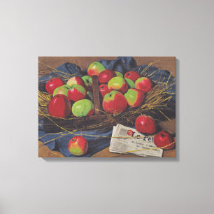 Apples (by Félix Vallotton) Canvas Print
