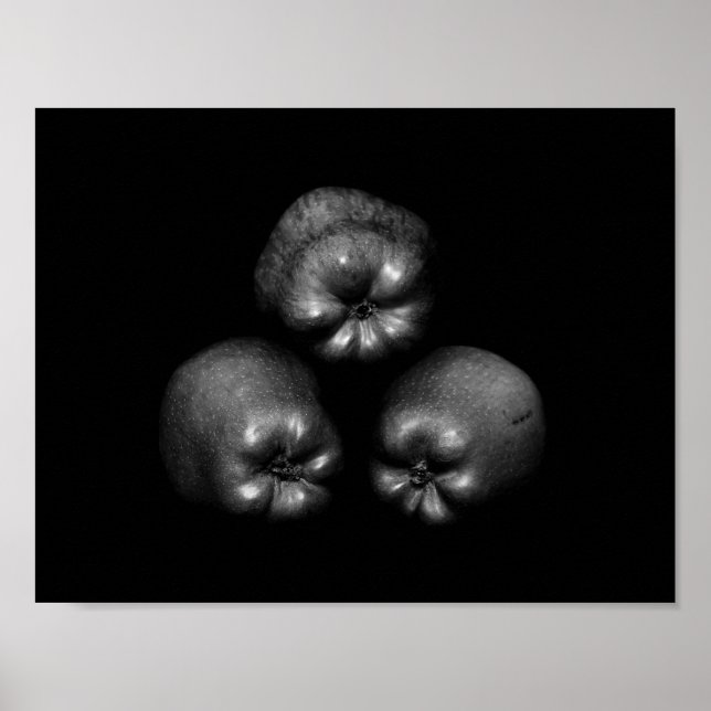 Apples - Fine Art Classic Elegant Fun Unique Poster (Front)