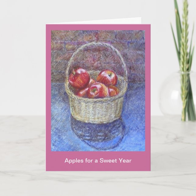 Apples for a Sweet Year Holiday Card (Front)