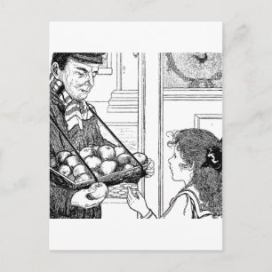 Apples for Sale Postcard