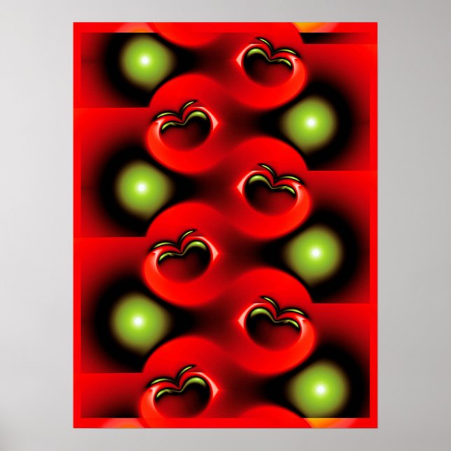 Apples Fractal Poster (Front)