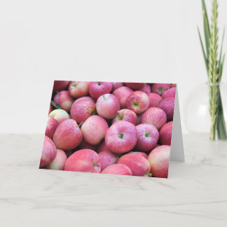 Apples Fresh From The Orchard Holiday Card
