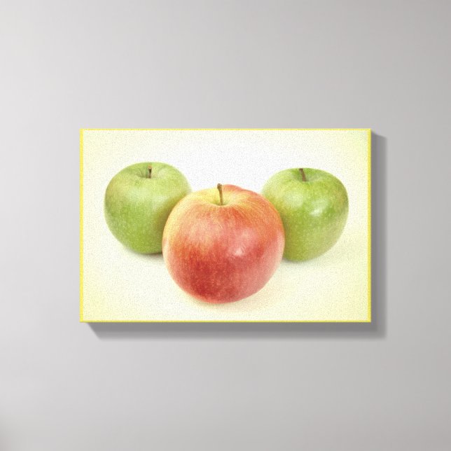 Apples Fruit Photo Canvas Print (Front)