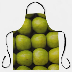 Apples fruits food green apples apron