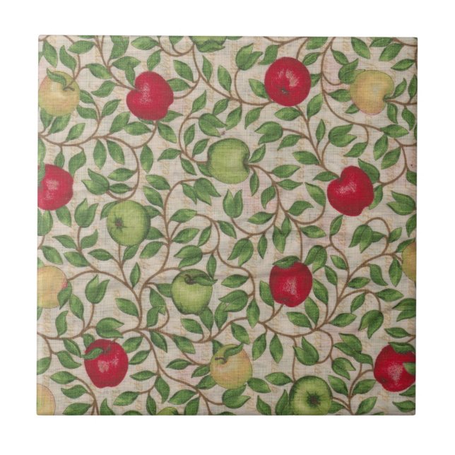 Apples Galore Ceramic Tile (Front)