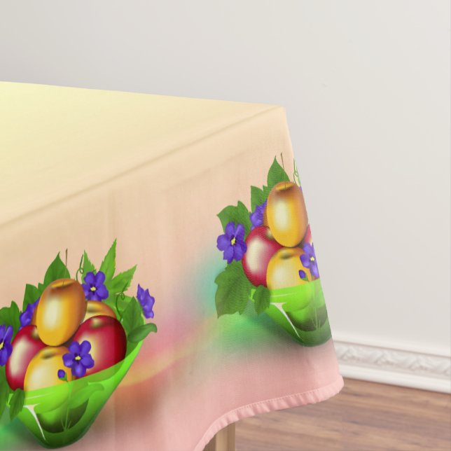 Apples in Vase Tablecloth (In Situ)