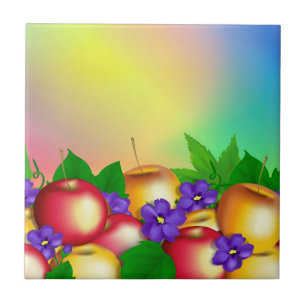Apples in Vase Tile