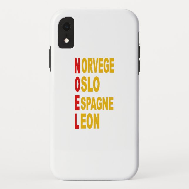 Apple's iPhone XR NOEL TOURISM EUROPE Case-Mate iPhone Case (Back)