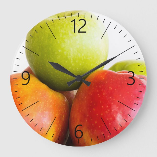 Apples Large Clock (Front)