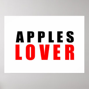Apples lover poster