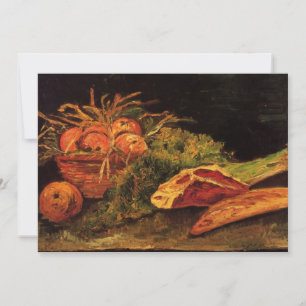 Apples, Meat and a Roll by Vincent van Gogh